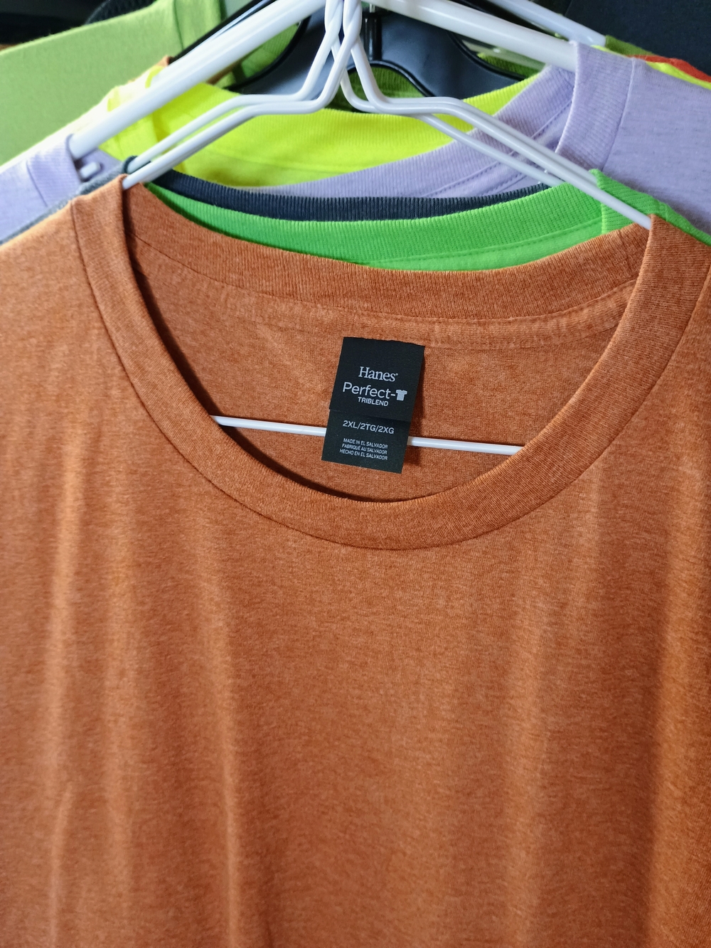 5 Assorted Solid Color Crewneck Tees - Pastel & Bright Pack #2 Bin 22 - Picture 8 of 16